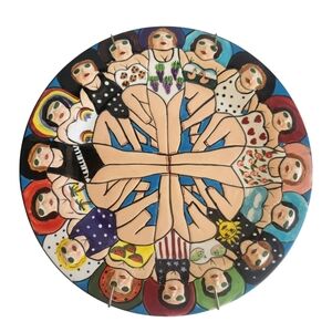 Funseekers 6449  Water Ballet Plate 2003 Janice Joplin Westland Giftware